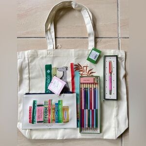 Kate Spade Tote Bag & Stationary Bundle-$FIRM